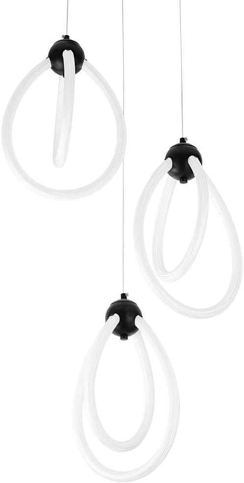 Lubinis šviestuvas Toolight Šviestuvas LED G022-3CPR Juodas