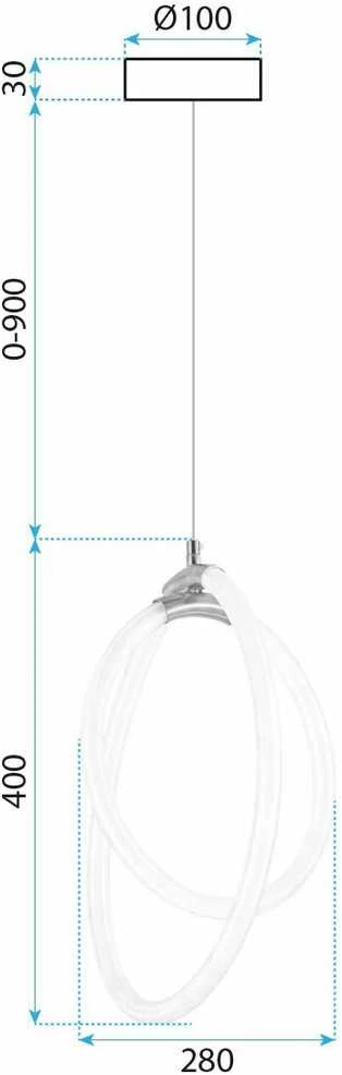 Lubinis šviestuvas Toolight Šviestuvas LED G019-CP Gold