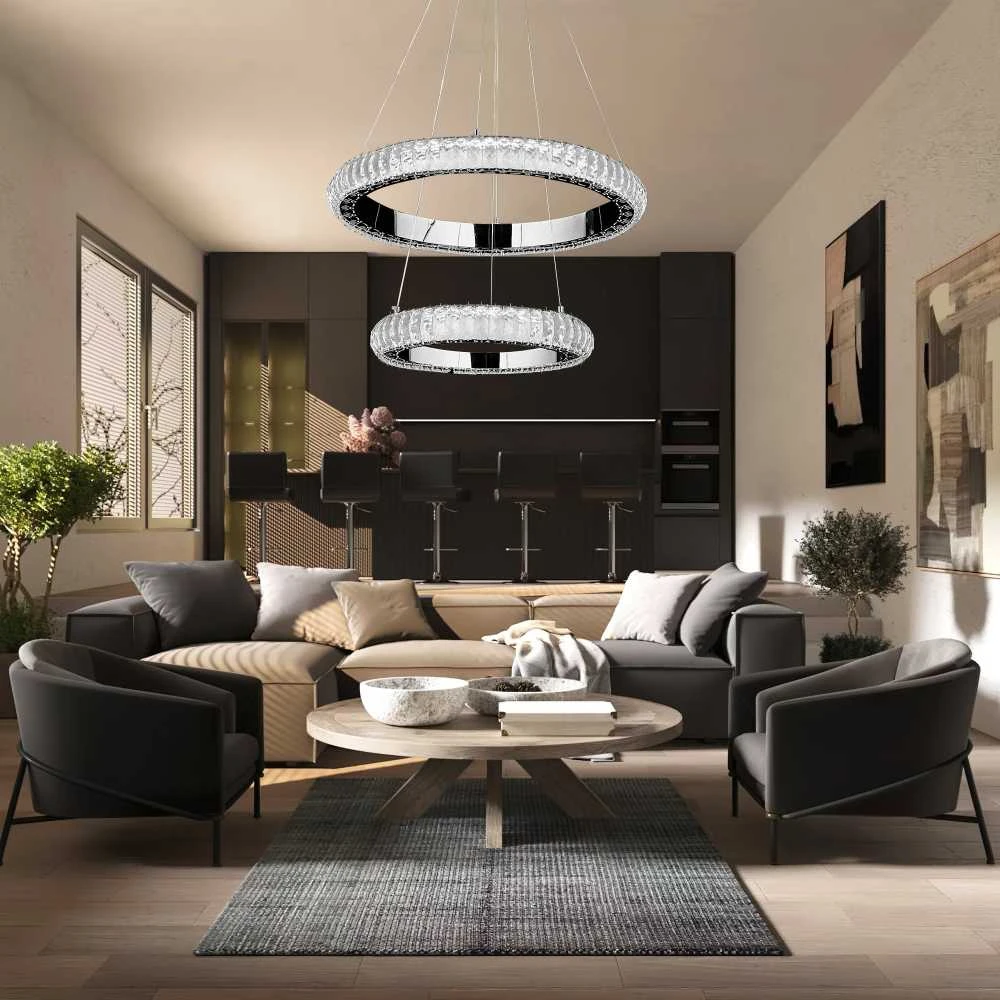 Lubinis šviestuvas Toolight Šviestuvas LED G044-2CP CHROME