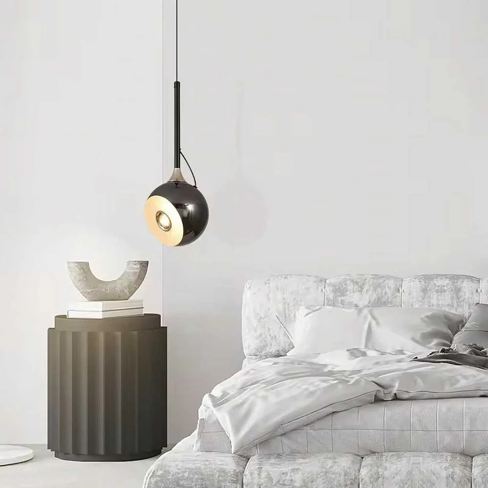 Lubinis šviestuvas Toolight Šviestuvas lubinis LED G087-1CP Juodas CHROME