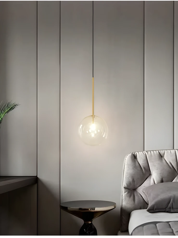 Lubinis šviestuvas Toolight Šviestuvas lubinis stiklo rutuliai 15cm APP1680-1CP
