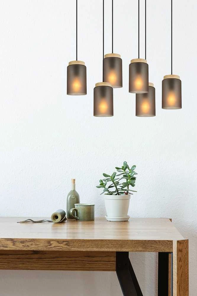 Lubinis šviestuvas Toolight Šviestuvas lubinis APP1813-6CP Frosted Pilkas