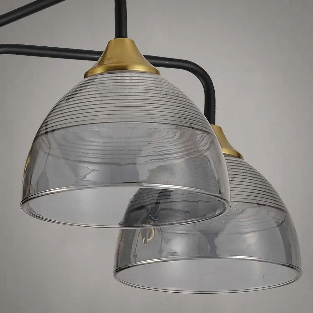 Lubinis šviestuvas Toolight Šviestuvas lubinis G085-5C Juodas Pilkas