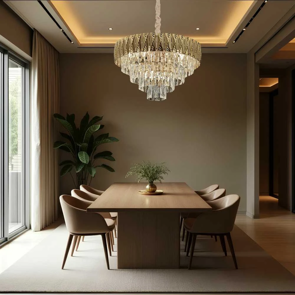 Lubinis šviestuvas Toolight Šviestuvas lubinis Cristal G060-CP 60CM