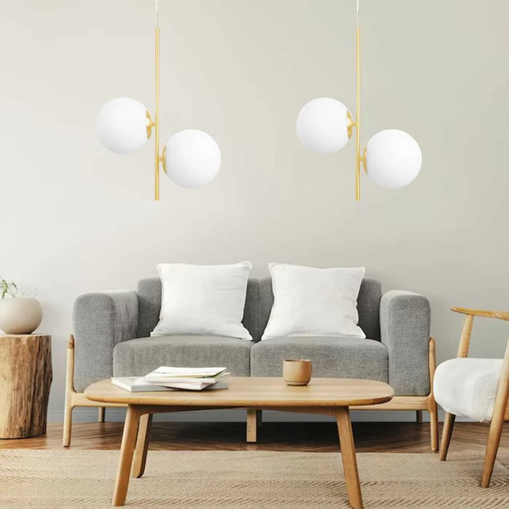 Lubinis šviestuvas Toolight Šviestuvas lubinis G118-2CP Gold