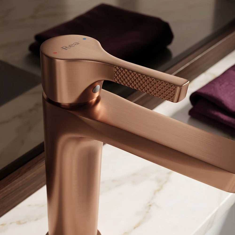 Maišytuvas Praustuvui Premium Rea Maxim Copper High