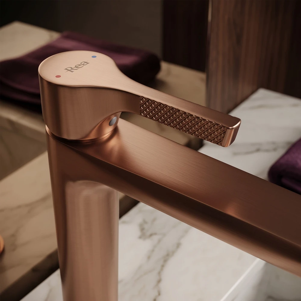 Maišytuvas Praustuvui Premium Rea Maxim Copper High