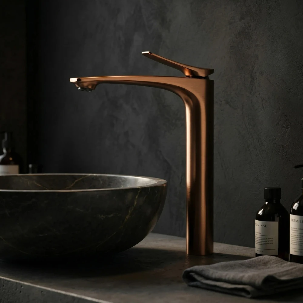 Maišytuvas Praustuvui Premium Rea Vision Copper High