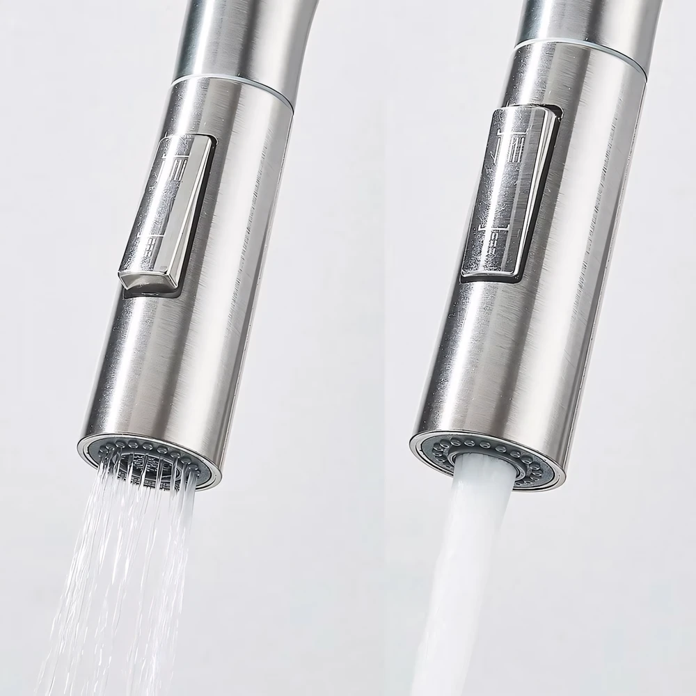 Maišytuvas virtuvės Rea Fresh High BRUSH NICKEL