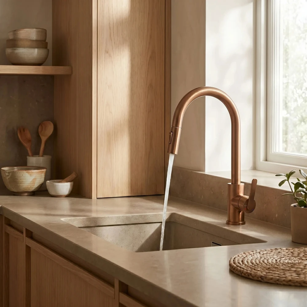 Maišytuvas Virtuvės Rea Ontario Copper