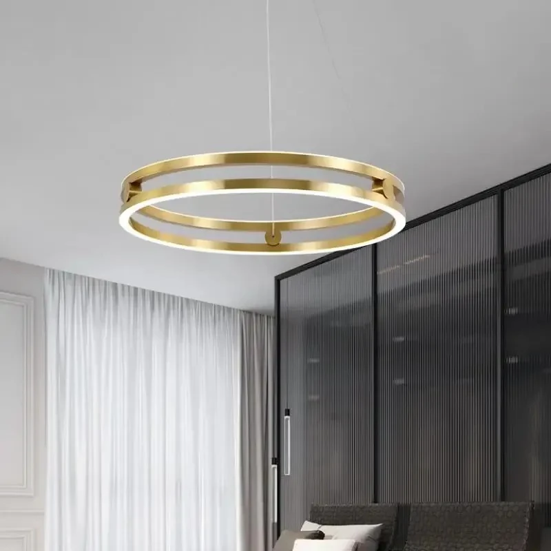 Pakabinamas šviestuvas Toolight Lampa wisząca LHJ015-CP 60 CM GOLD
