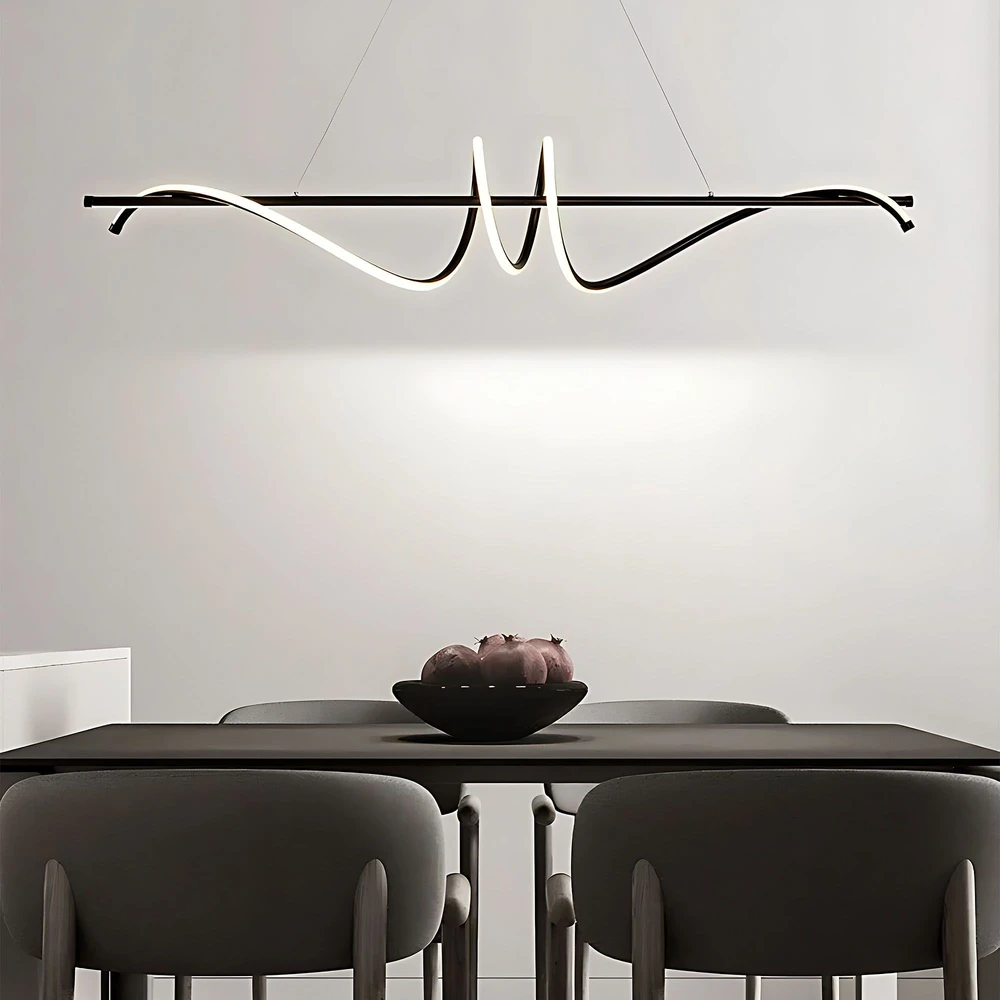 Pakabinamas šviestuvas Toolight Lampa wisząca LHJ023-CP 120 cm Juodas