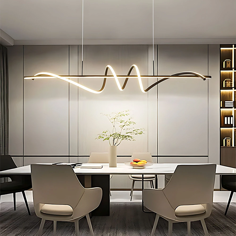 Pakabinamas šviestuvas Toolight Lampa wisząca LHJ023-CP 120 cm Juodas