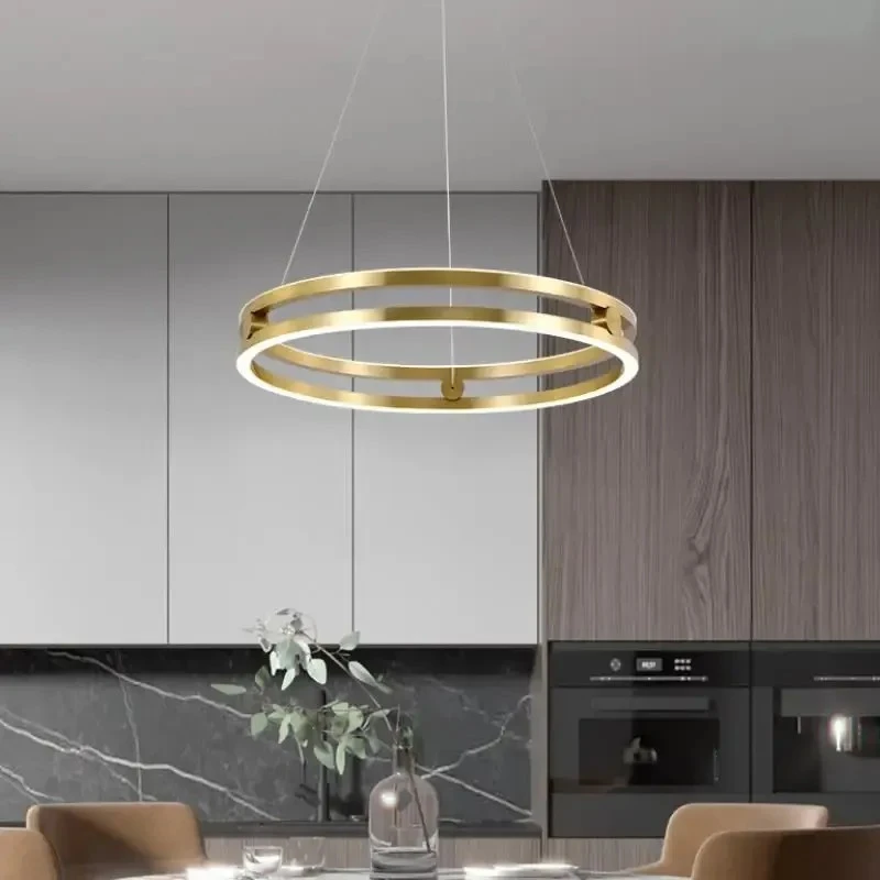Pakabinamas šviestuvas Toolight Lampa wisząca LHJ015-CP 60 CM GOLD