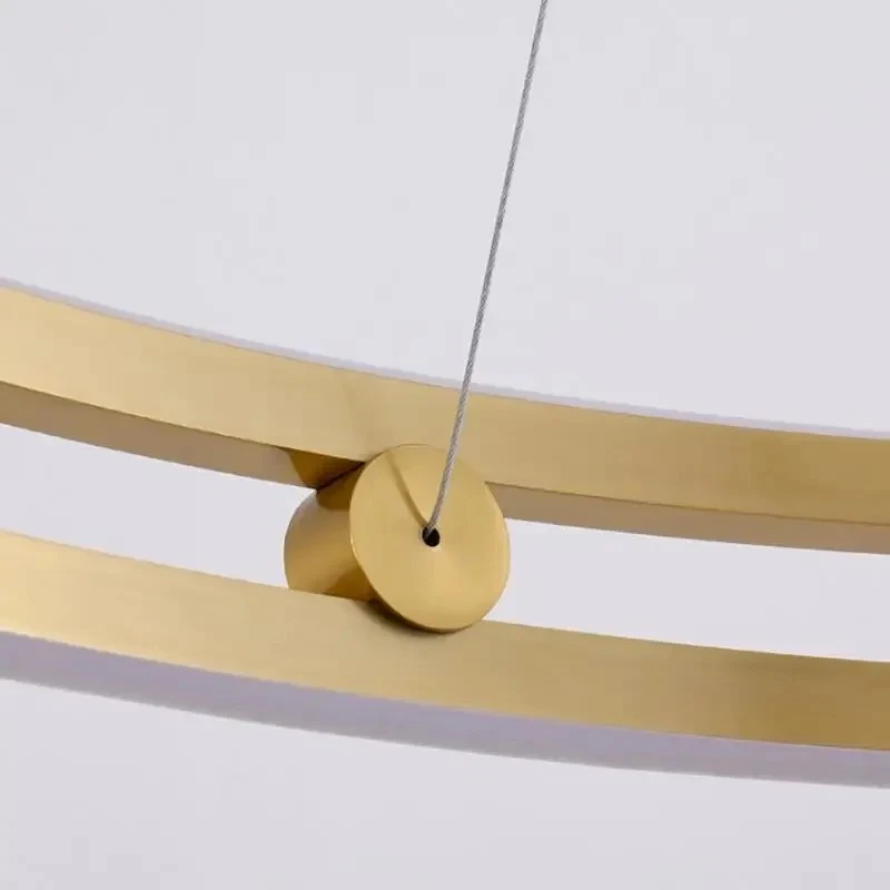 Pakabinamas šviestuvas Toolight Lampa wisząca LHJ015-CP 60 CM GOLD