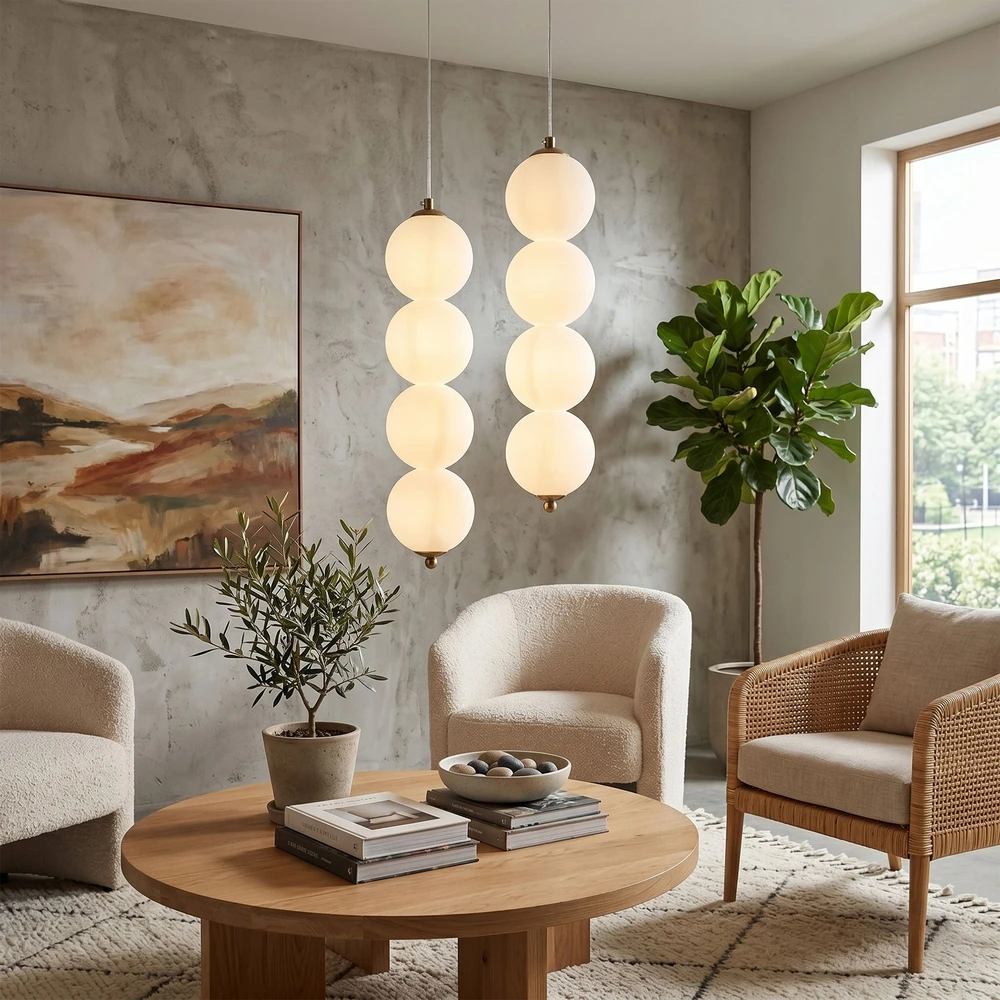 Pakabinamas šviestuvas Toolight LED pakabinamas lubinis šviestuvas LHJ118-4CP valytas auksas