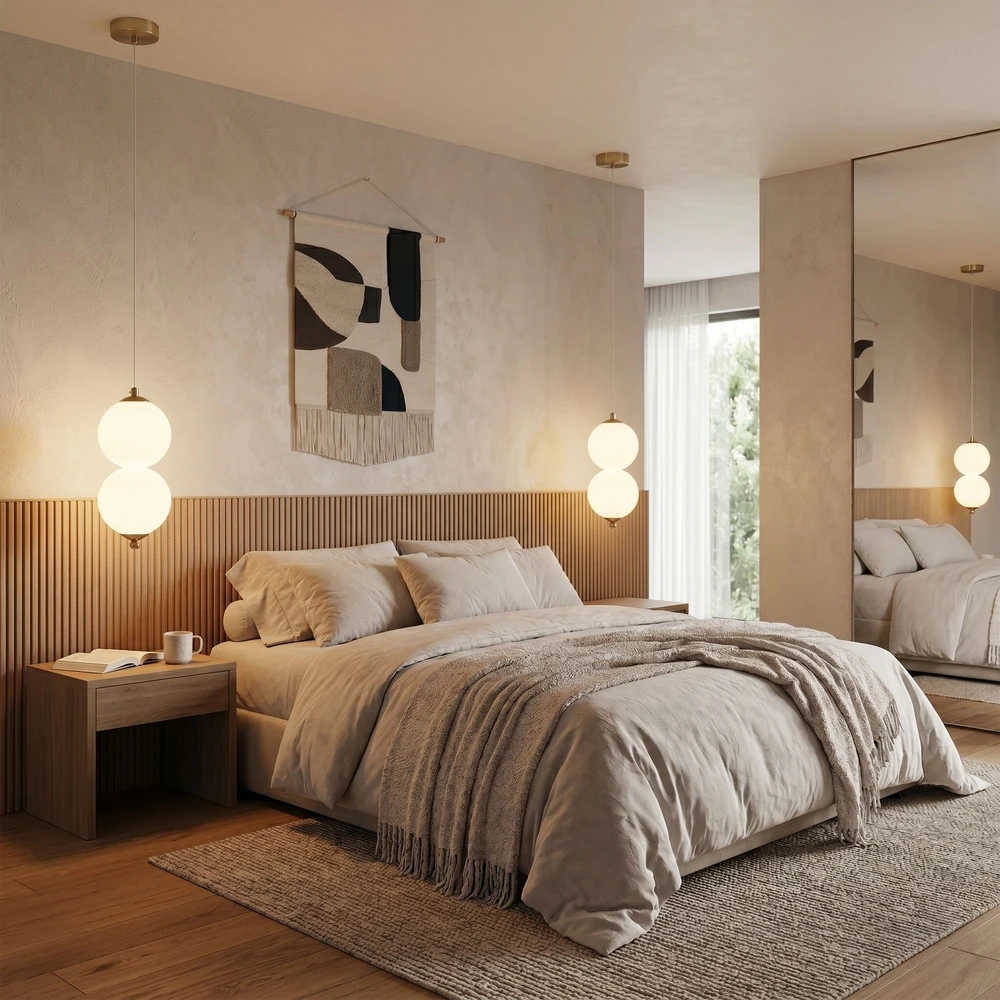 Pakabinamas šviestuvas Toolight LED pakabinamas lubinis šviestuvas LHJ117-2CP valytas auksas