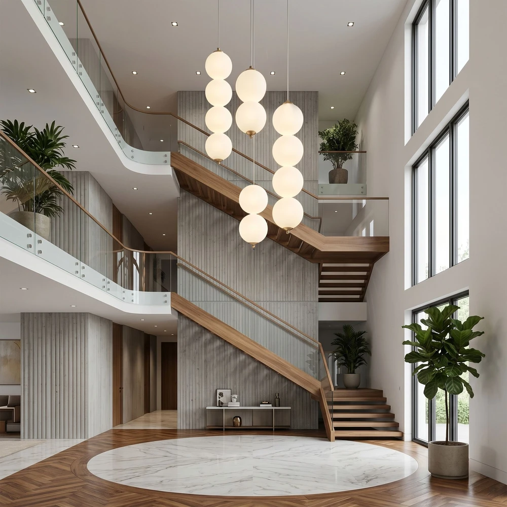 Pakabinamas šviestuvas Toolight LED pakabinamas lubinis šviestuvas LHJ118-4CP valytas auksas