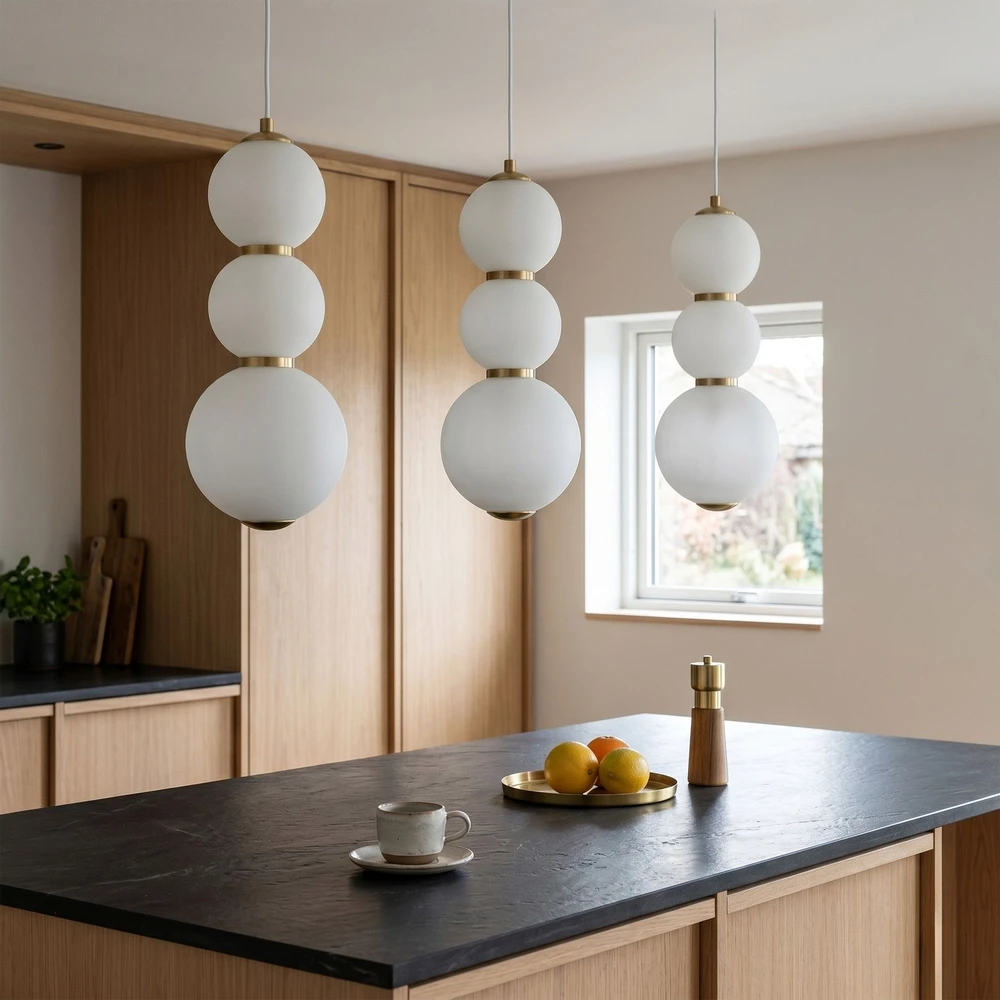 Pakabinamas šviestuvas Toolight LED pakabinamas lubinis šviestuvas LHJ113-3CP valytas auksas