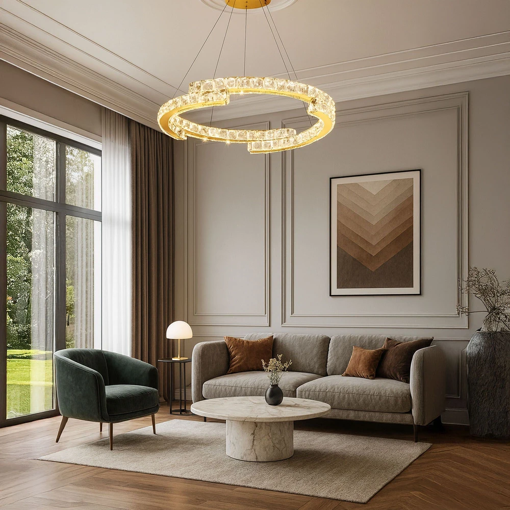 Pakabinamas šviestuvas Toolight LED šviestuvas APP1771-CP GOLD 60cm