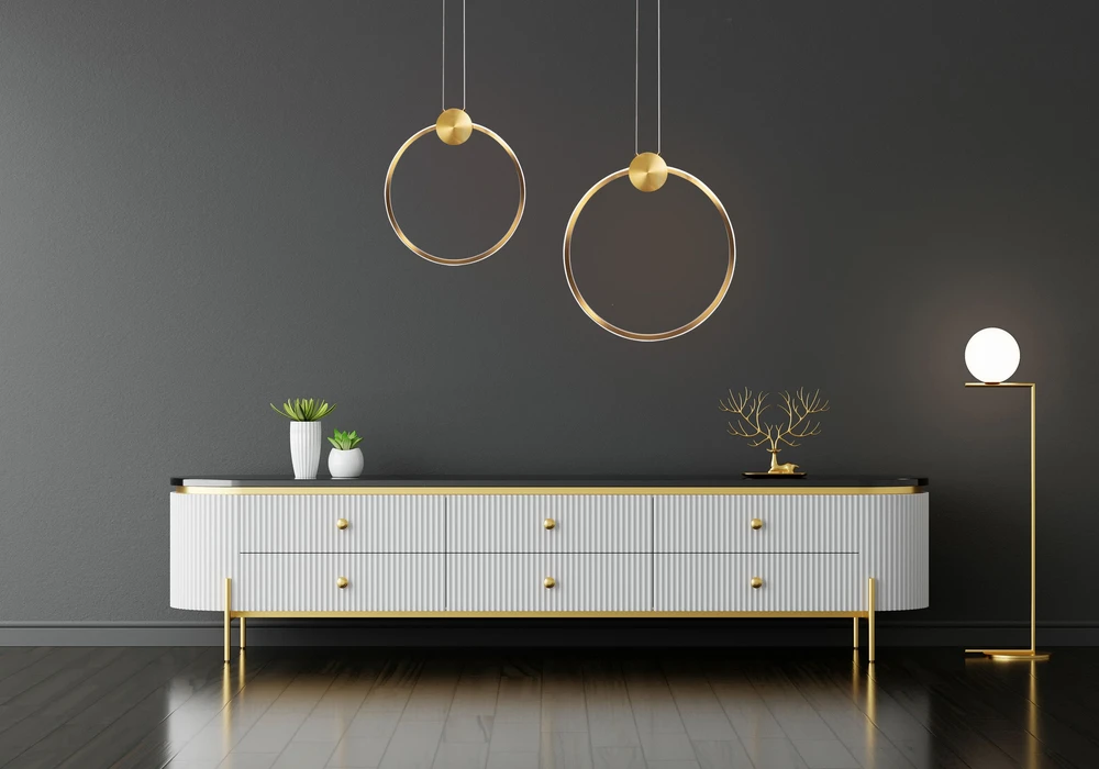 Pakabinamas šviestuvas Toolight Lubų šviestuvas LED APP1394-CP OLD GOLD 30cm