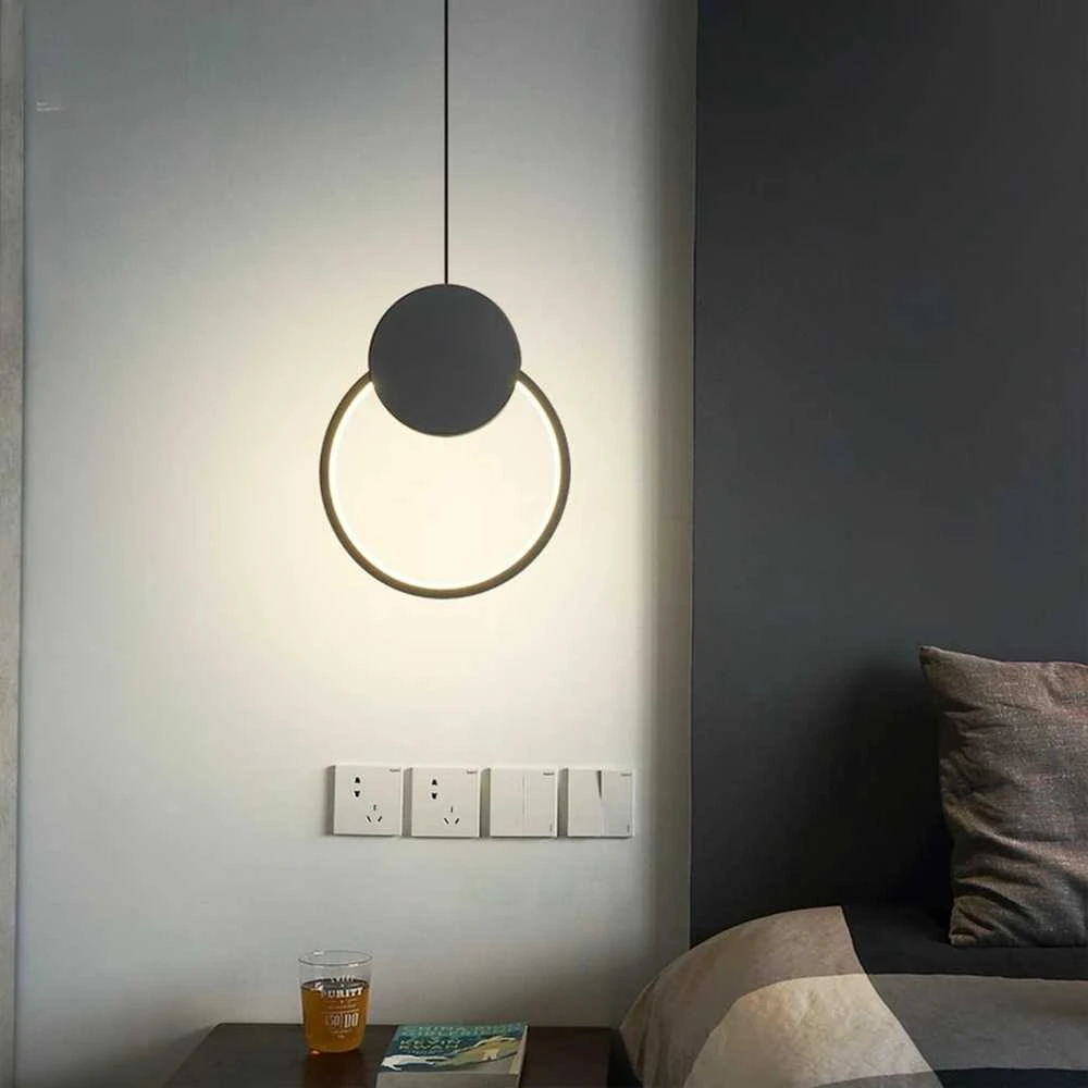 Pakabinamas šviestuvas Toolight Modernus Šviestuvas LED APP852-CP Juodas