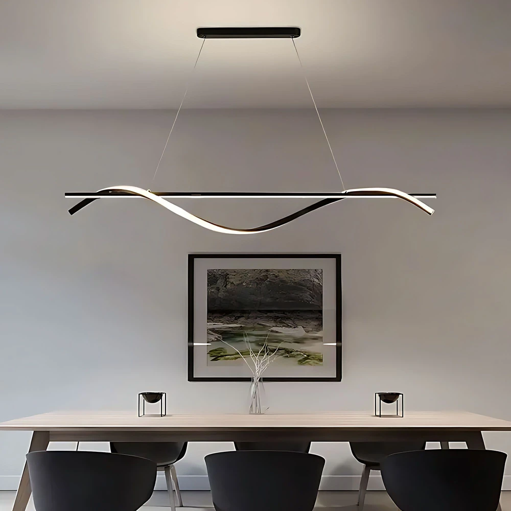 Pakabinamas šviestuvas Toolight Pakabinama lempa LHJ019-CP 120 cm JUODA