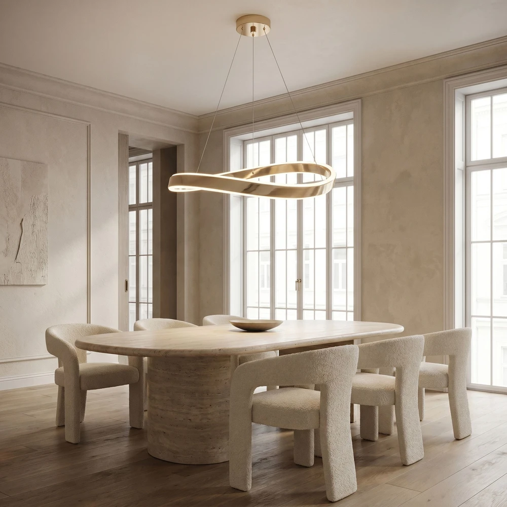 Pakabinamas šviestuvas Toolight PAKABINAMAS LUBŲ ŠVIESTUVAS SWE068-CP 80cm GOLD