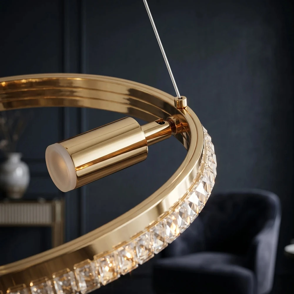 Pakabinamas šviestuvas Toolight PAKABINAMAS LUBINIS ŠVIESTUVAS LED G158-CP GOLD