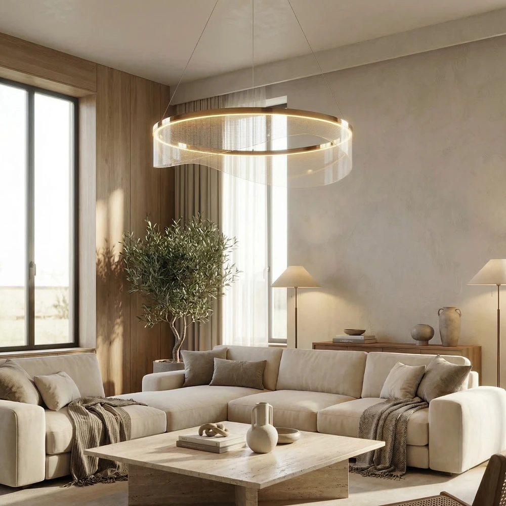 Pakabinamas šviestuvas Toolight PAKABINAMAS LUBŲ ŠVIESTUVAS G145-CP 60 GOLD