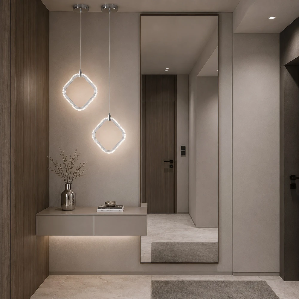 Pakabinamas šviestuvas Toolight Pakabinamas LED šviestuvas LHJ127-W Chromas