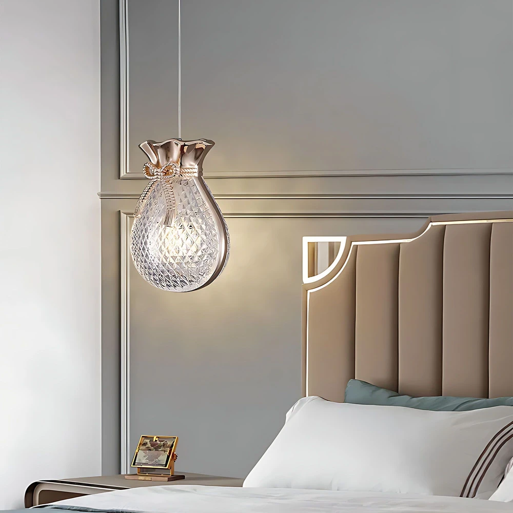 Pakabinamas šviestuvas Toolight Pakabinamas lubų šviestuvas LHJ107-1CP light rose auksinis