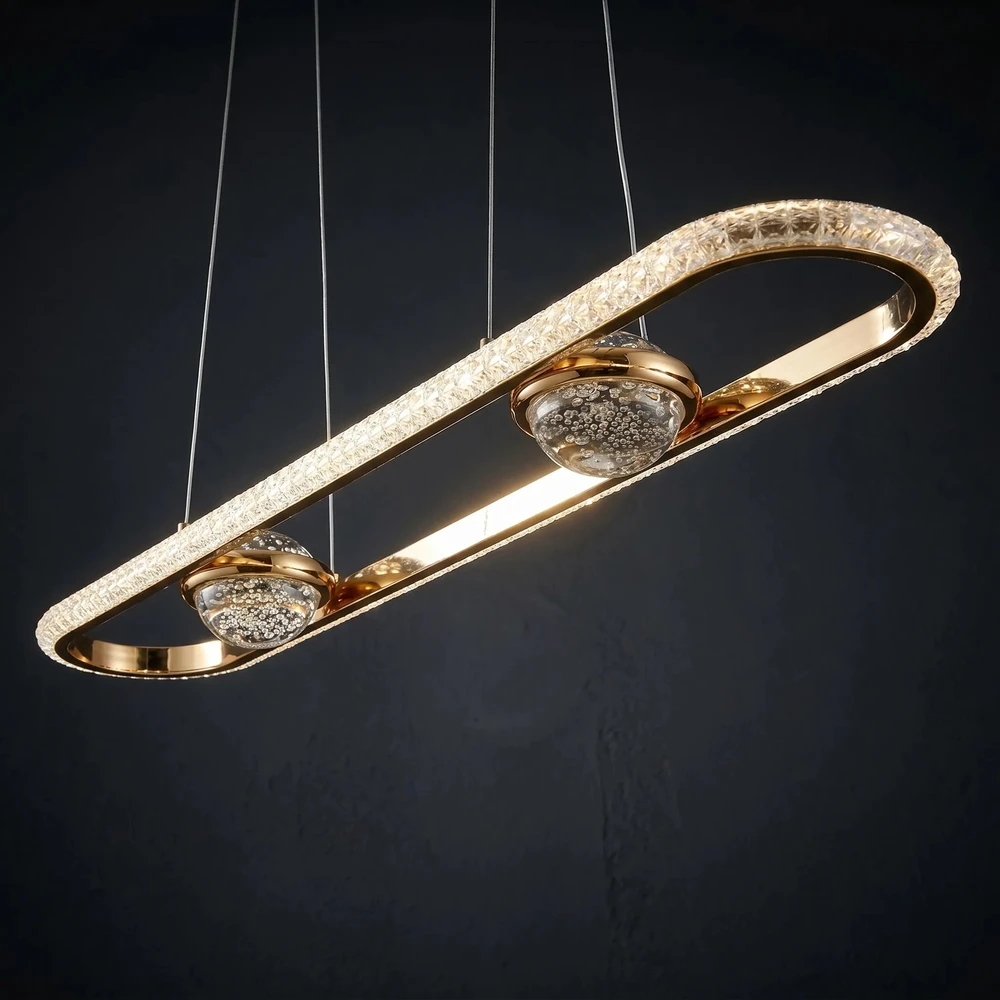 Pakabinamas šviestuvas Toolight PAKABINAMAS LUBINIS ŠVIESTUVAS LED G159-CP GOLD