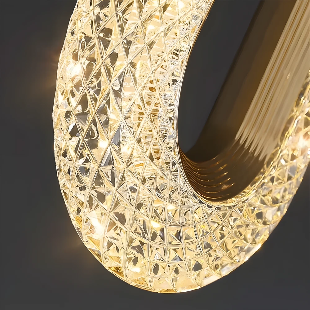 Pakabinamas šviestuvas Toolight PAKABINAMAS LUBINIS LED ŠVIESTUVAS G173-3CP GOLD