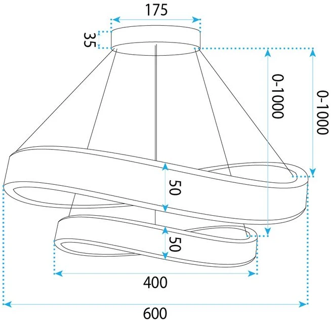 Pakabinamas šviestuvas Toolight PAKABINAMAS LUBŲ ŠVIESTUVAS SWE063-CP GOLD