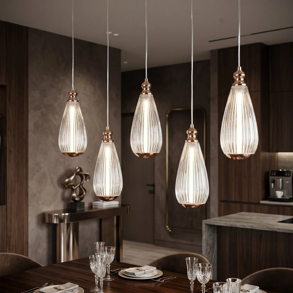 Pakabinamas šviestuvas Toolight Pakabinamas lubų šviestuvas LHJ120-CP light rose auksinis