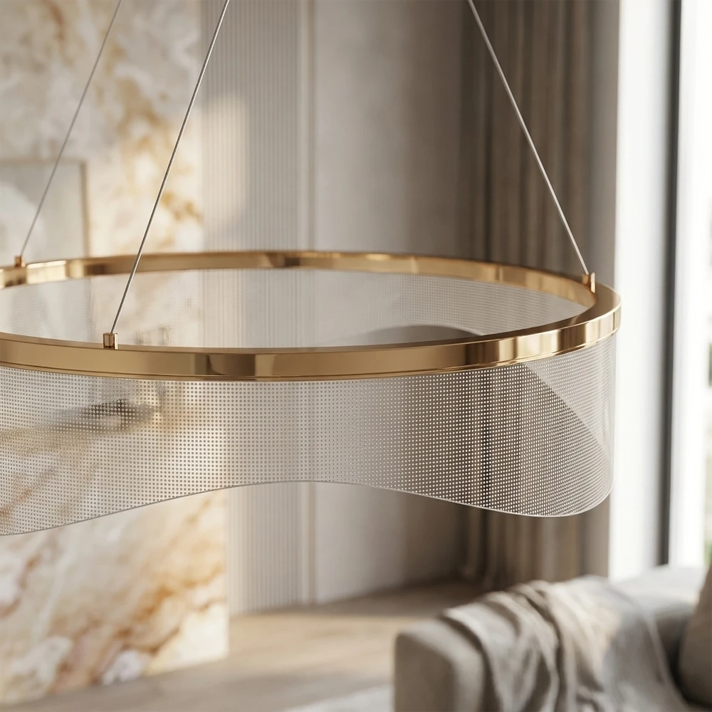 Pakabinamas šviestuvas Toolight PAKABINAMAS LUBŲ ŠVIESTUVAS G144-CP 40 GOLD