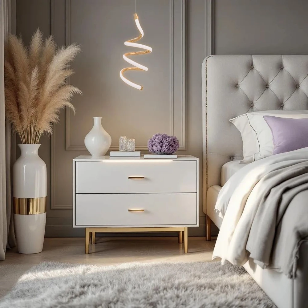 Pakabinamas šviestuvas Toolight Pakabinamas lubų LED šviestuvas LHJ096-1CP light rose auksinis