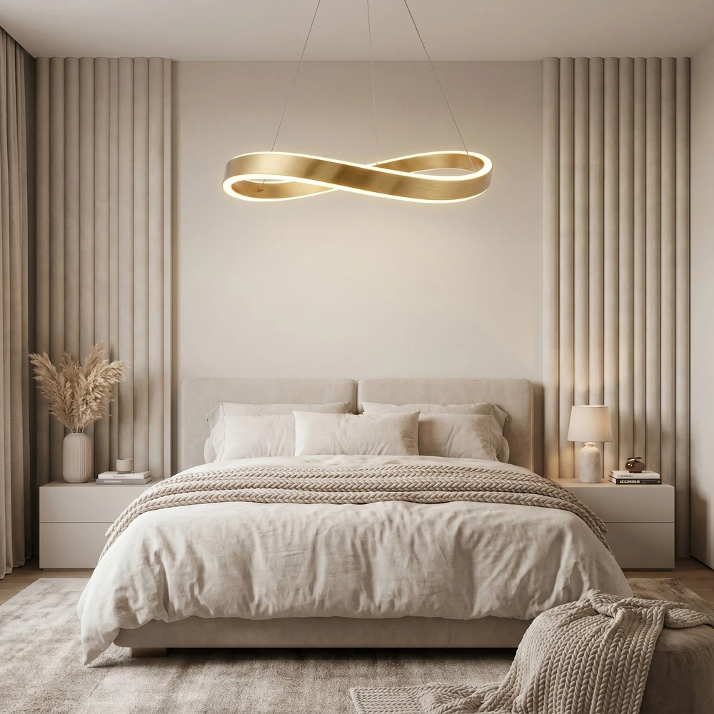 Pakabinamas šviestuvas Toolight PAKABINAMAS LUBŲ ŠVIESTUVAS SWE069-CP 80cm BRUSH GOLD