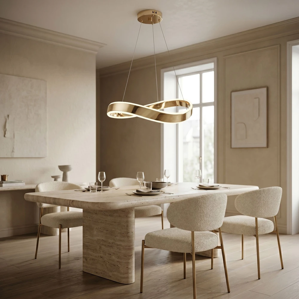 Pakabinamas šviestuvas Toolight PAKABINAMAS LUBŲ ŠVIESTUVAS SWE066-CP 60cm GOLD