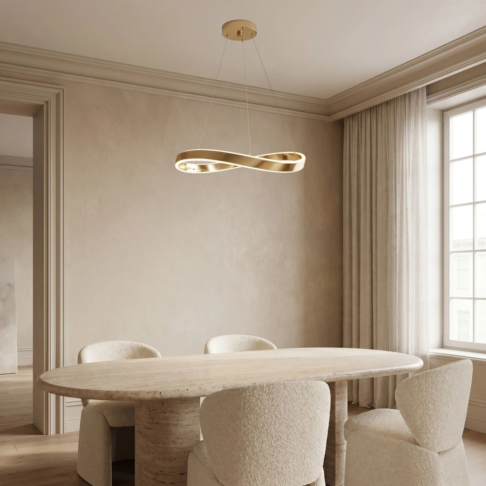 Pakabinamas šviestuvas Toolight PAKABINAMAS LUBŲ ŠVIESTUVAS SWE066-CP 60cm GOLD