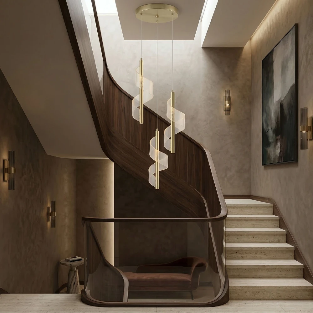 Pakabinamas šviestuvas Toolight PAKABINAMAS LUBINIS LED ŠVIESTUVAS G178-3CP GOLD