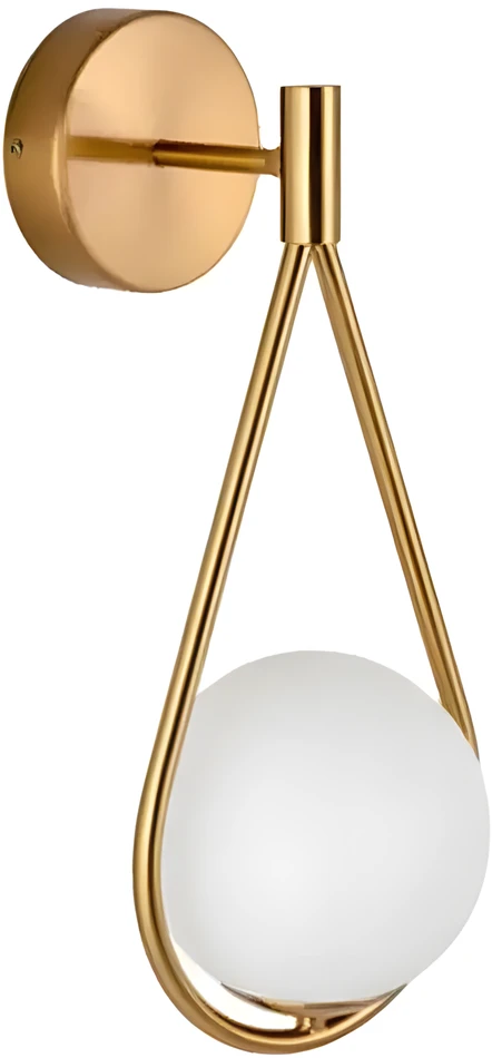Pakabinamas šviestuvas Toolight Sieninė lempa G094-1W GOLD Baltas