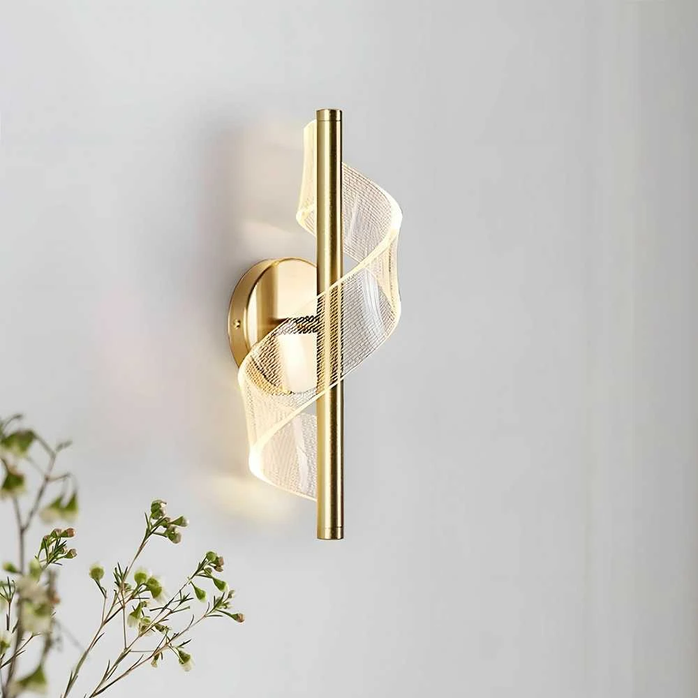 Pakabinamas šviestuvas Toolight Sieninė lempa LED G032-W Gold