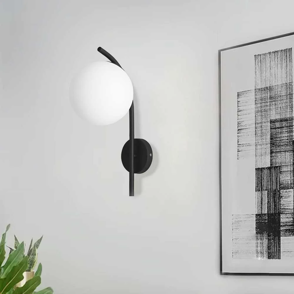 Pakabinamas šviestuvas Toolight Sieninė lempa G103-1W Juodas