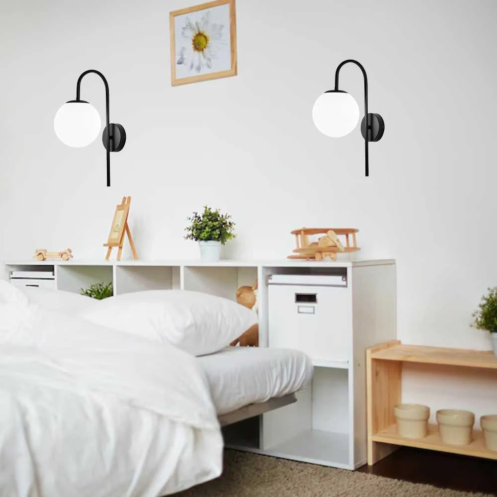 Pakabinamas šviestuvas Toolight Sieninė lempa G090-1W Juodas