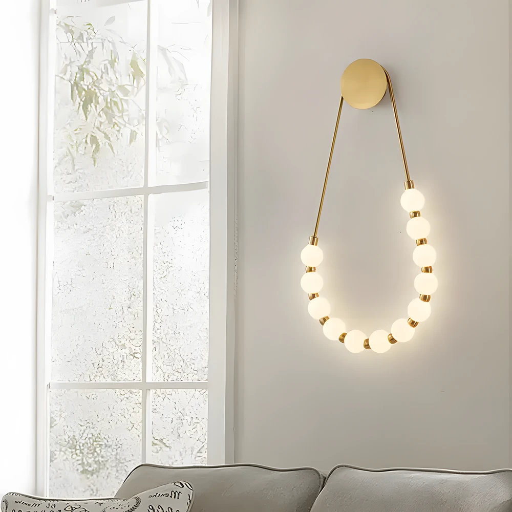 Pakabinamas šviestuvas Toolight Sieninė lempa G027-CP GOLD
