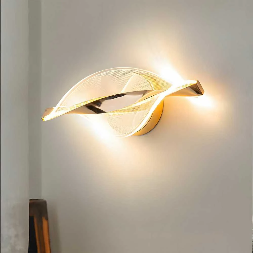 Pakabinamas šviestuvas Toolight Sieninė lempa LED G031-W Gold