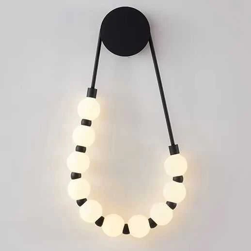 Pakabinamas šviestuvas Toolight Sieninė lempa G026-CP Juodas