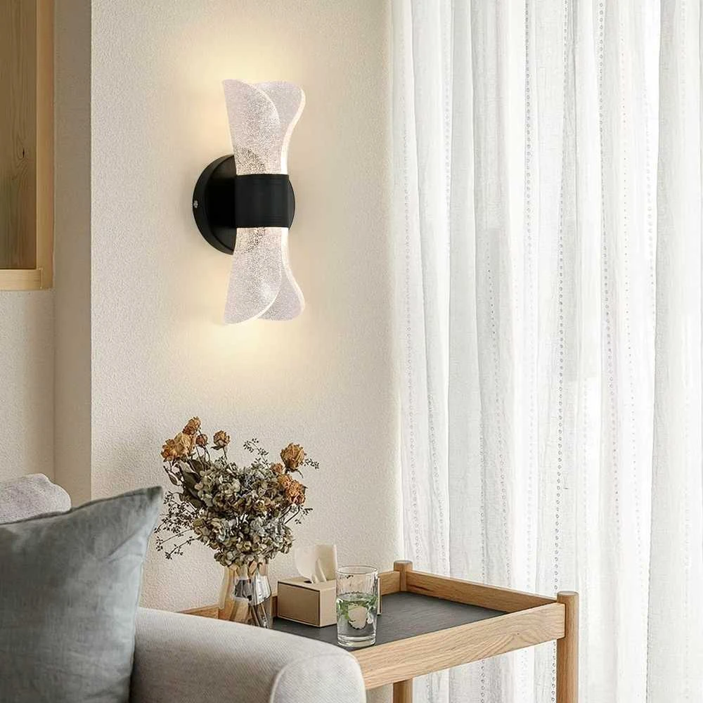 Pakabinamas šviestuvas Toolight Sieninė lempa LED G029-W Juodas